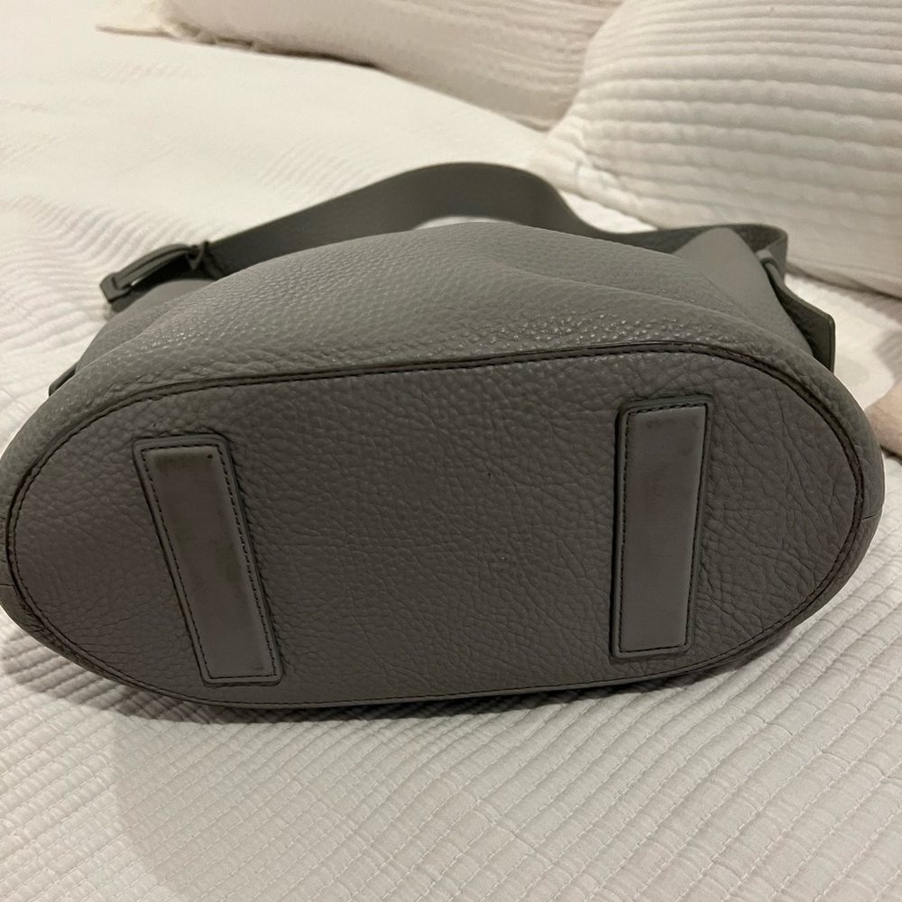 Pebbled Leather Skagen Shoulder Bag